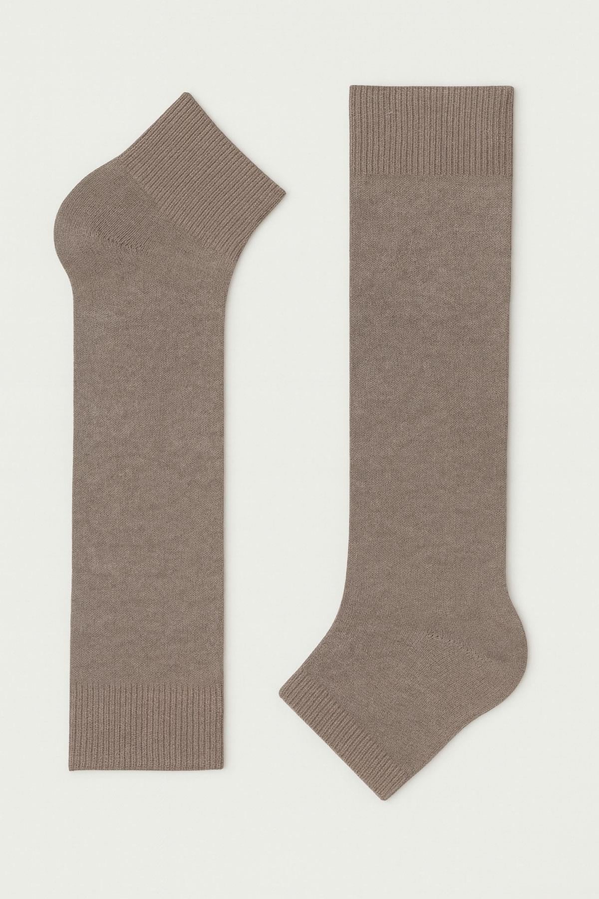 3 Adet Burunsuz Basic Pamuk İçerikli Yoga Tozluk