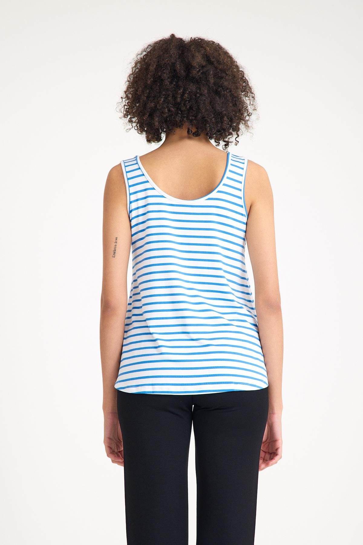 5 Adet A Kesim Pamuklu Kalın Askılı Atlet Tişört