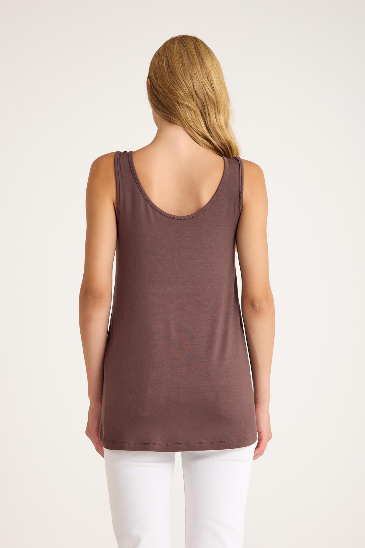 2 Adet Pamuklu Kalın Askılı Atlet Tişört