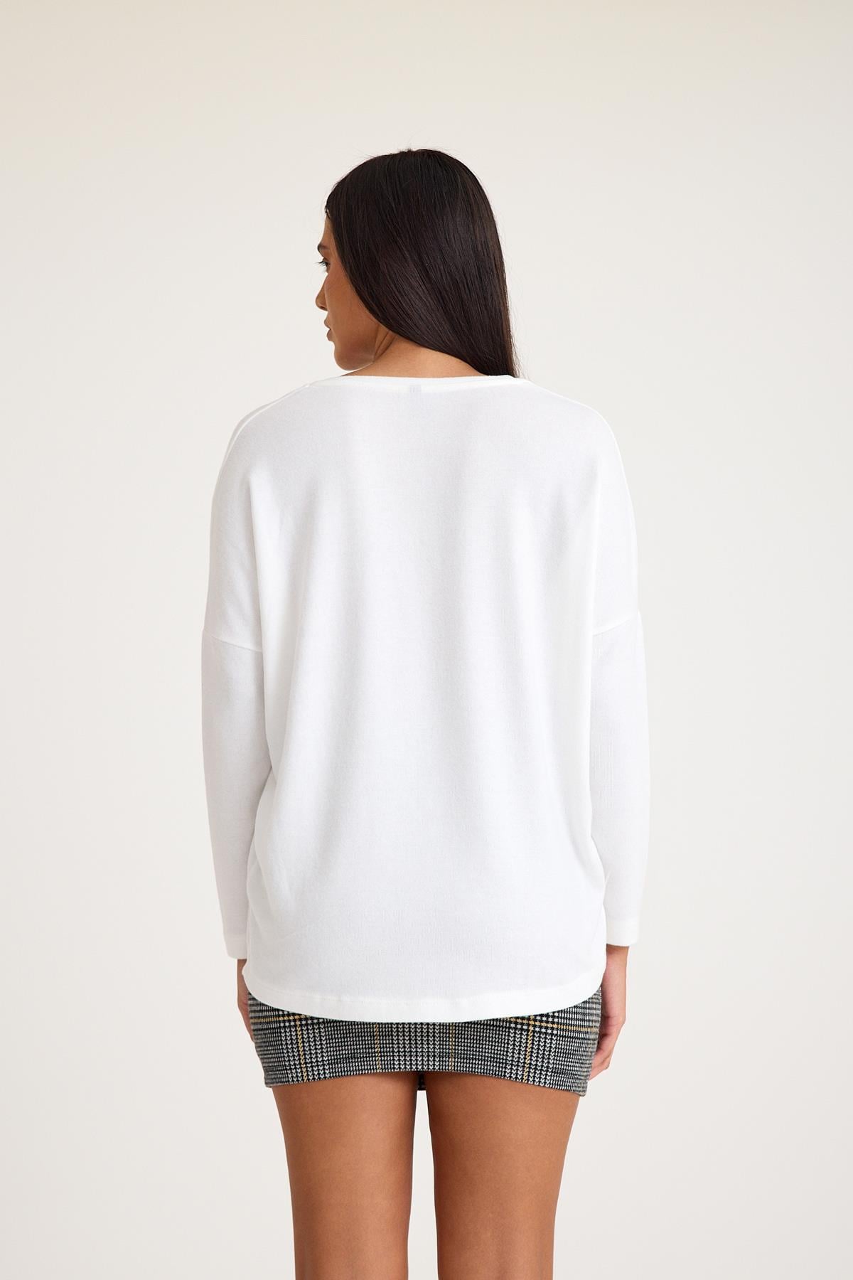 V Yaka Yarasa Kol Basic Triko Kazak