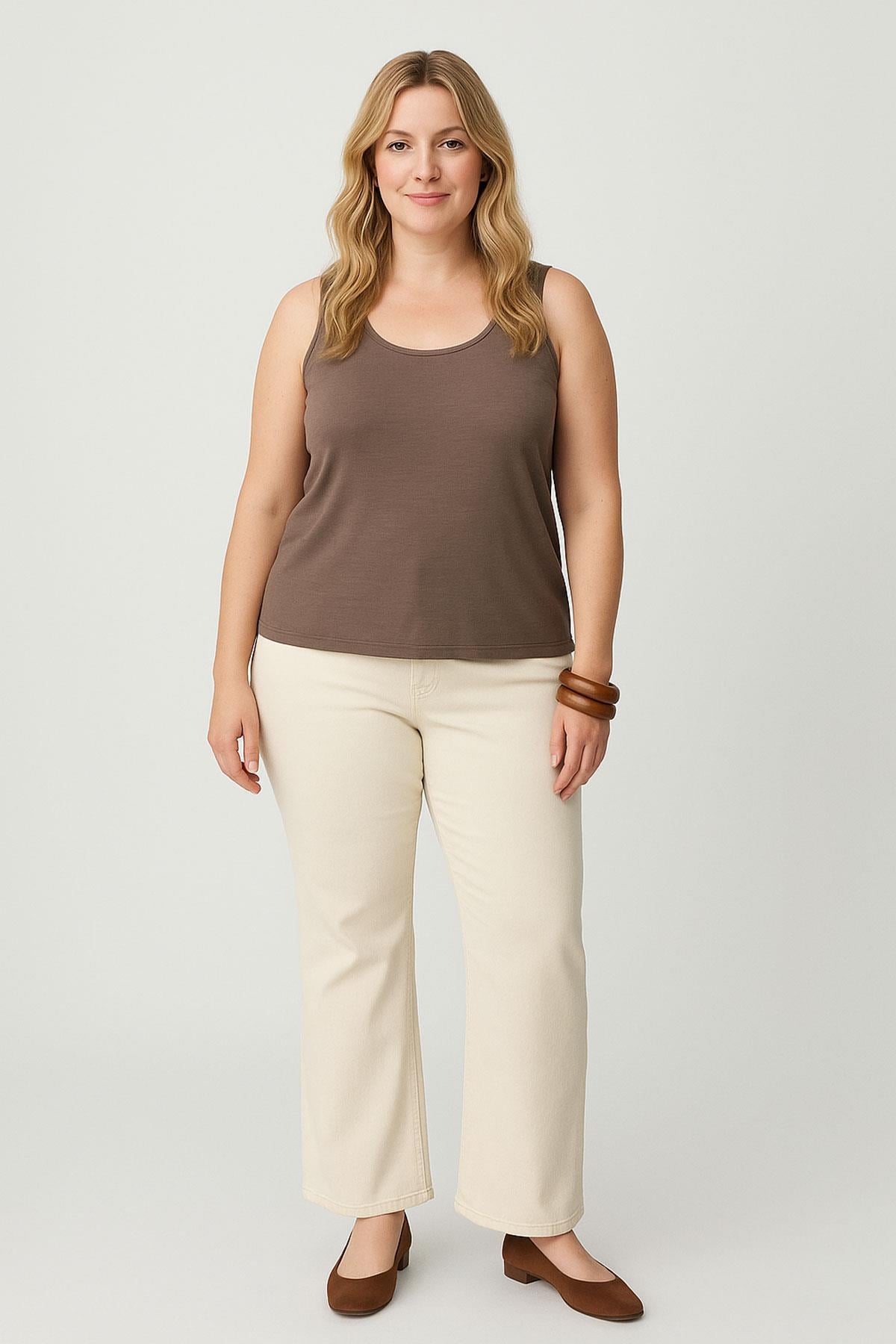 2 Adet A Kesim Pamuklu Kalın Askılı Atlet Tişört