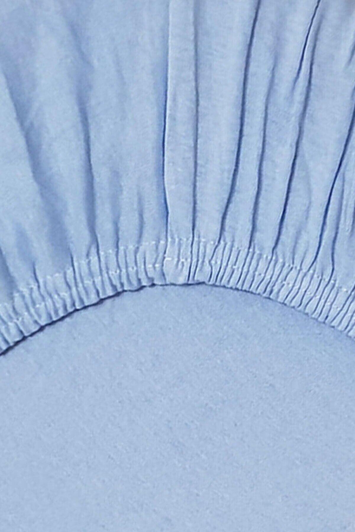 3 Adet 65 x 95 x 10 cm Anne Yanı Lastikli Penye Kumaş Bebek Çarşafı