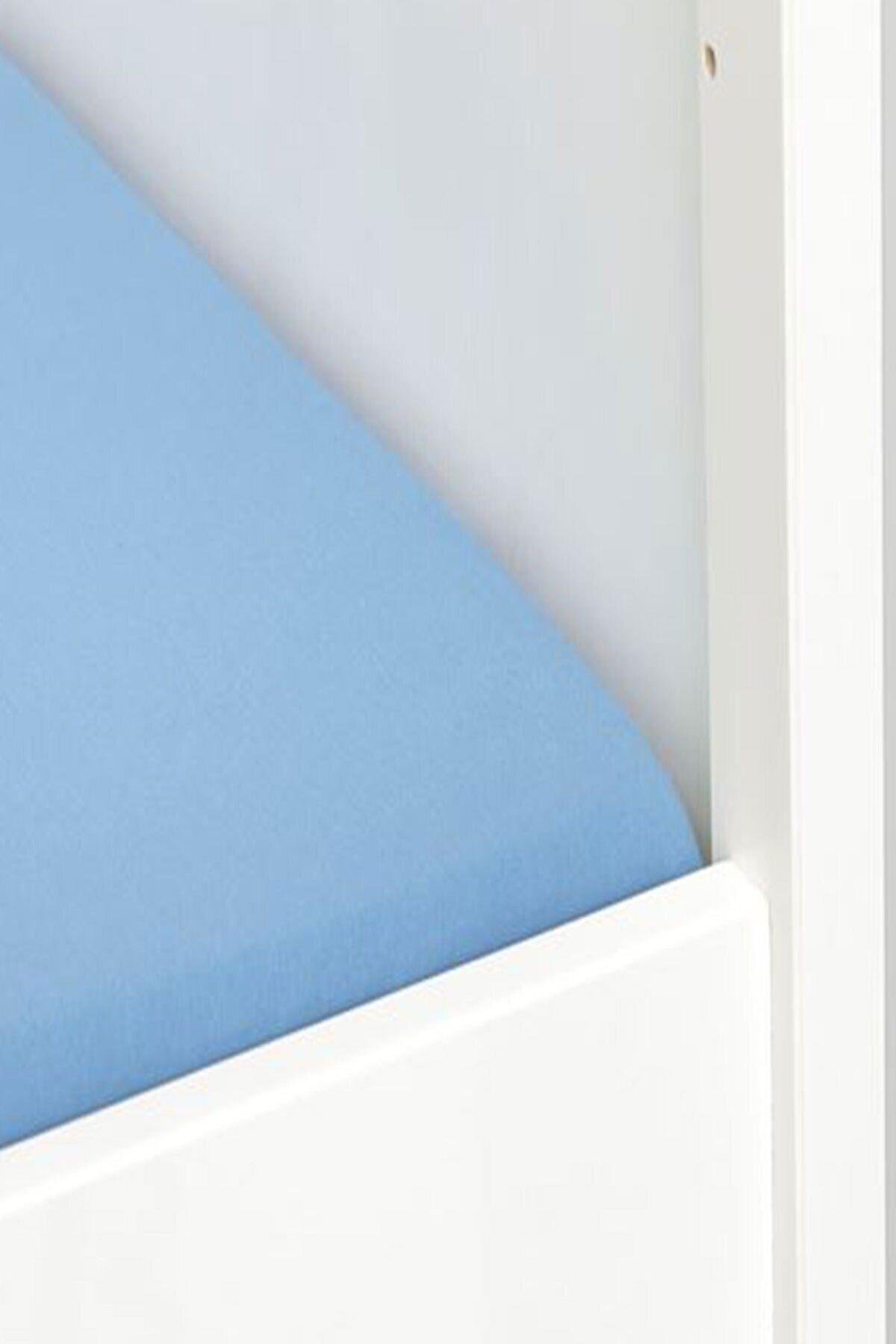 2 Adet 65 x 95 x 10 cm Anne Yanı Lastikli Penye Kumaş Bebek Çarşafı