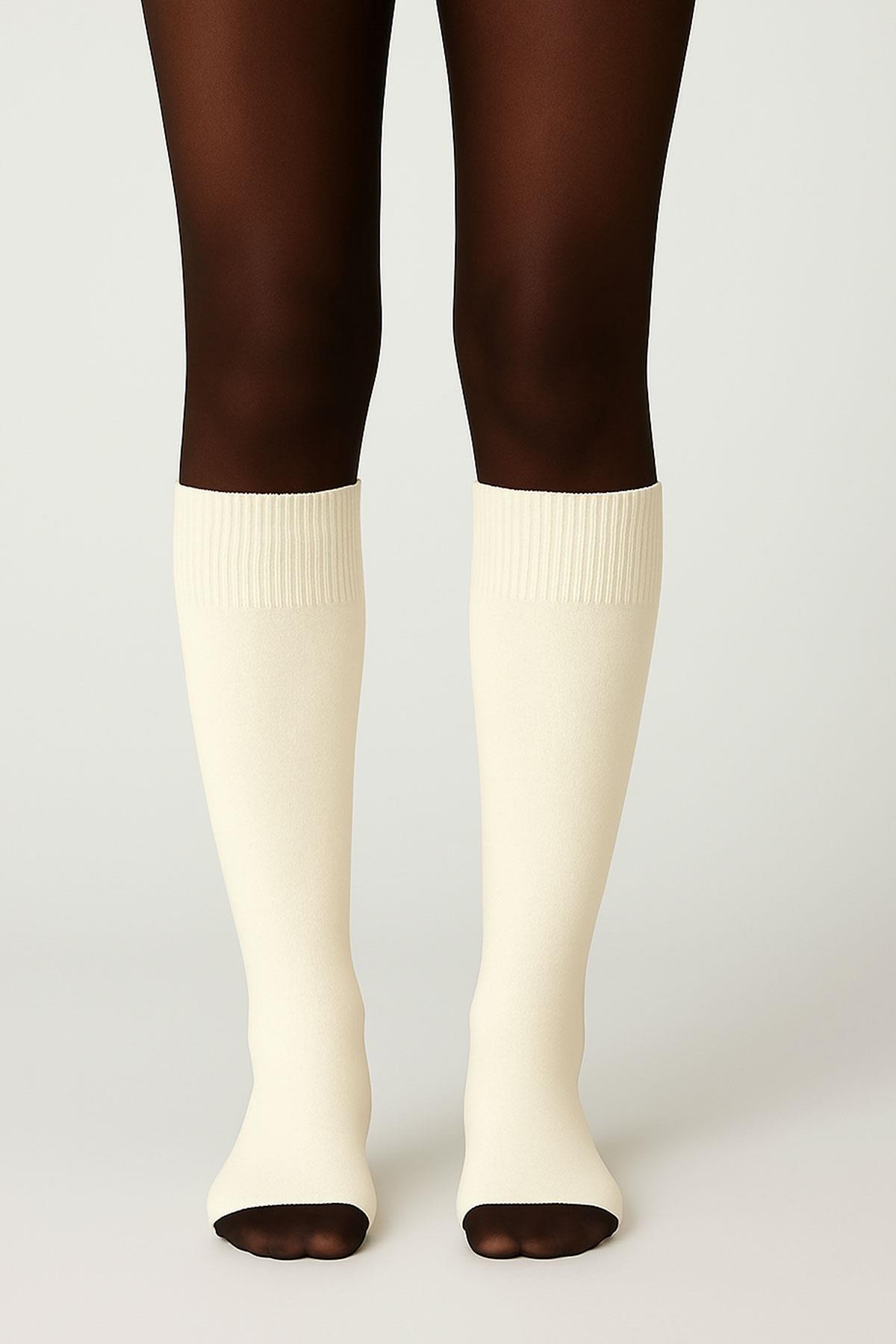 3 Adet Burunsuz Basic Pamuk İçerikli Yoga Tozluk