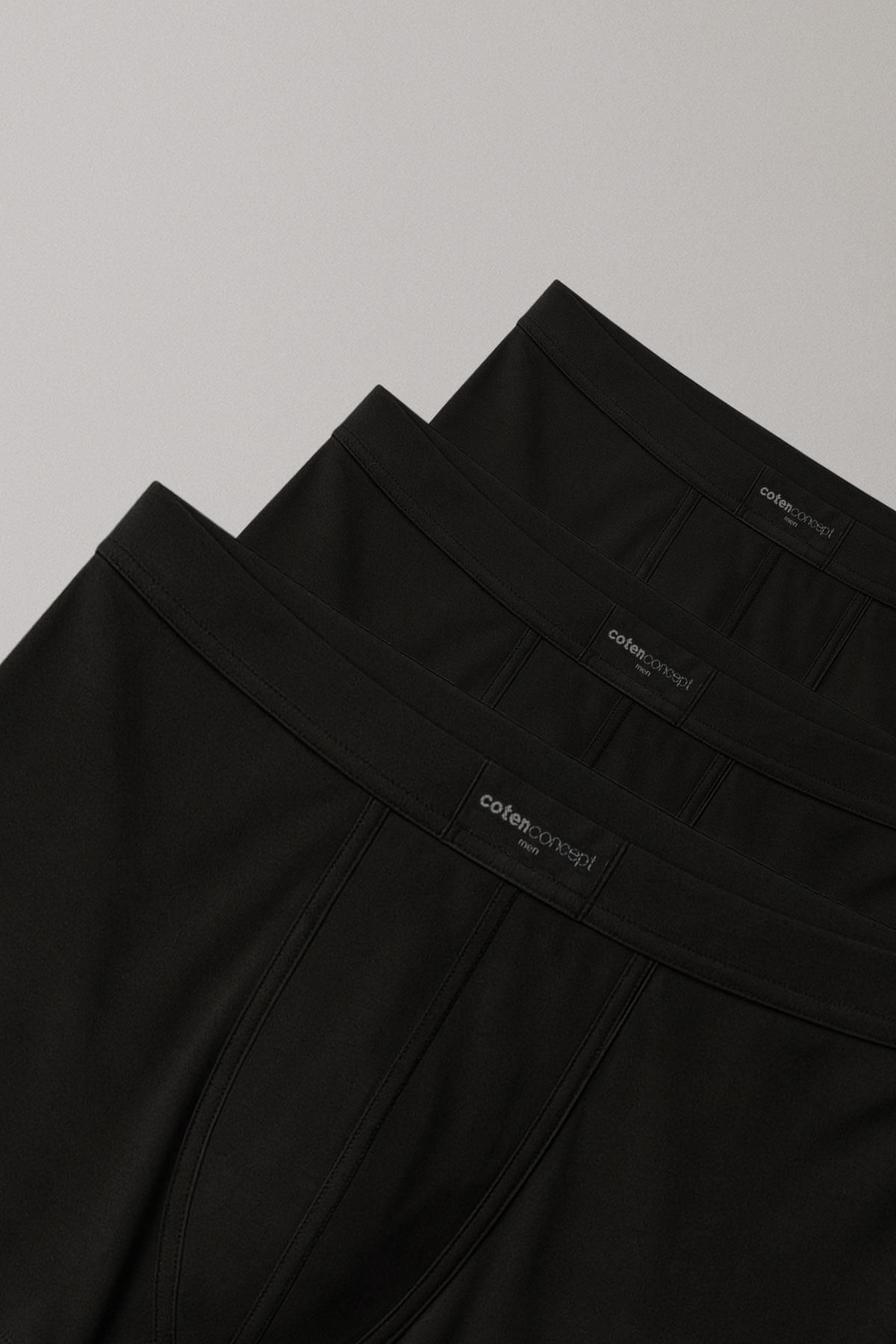 3 Adet Doğal Bambu Kısa Paça Boxer Şort