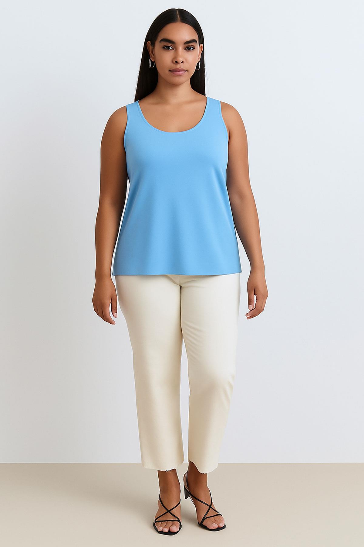 3 Adet A Kesim Büyük Beden Pamuklu Kalın Askılı Atlet Tişört