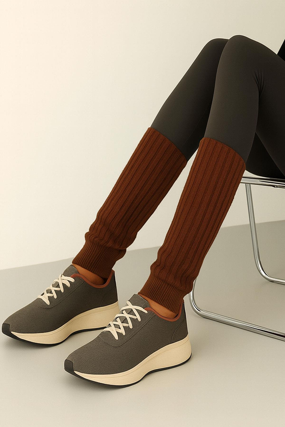 3 Çift Basic Kalın Pamuk Karışımlı Tozluk