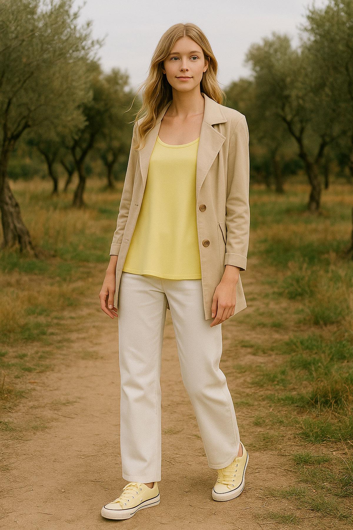 2 Adet A Kesim Pamuklu Kalın Askılı Atlet Tişört