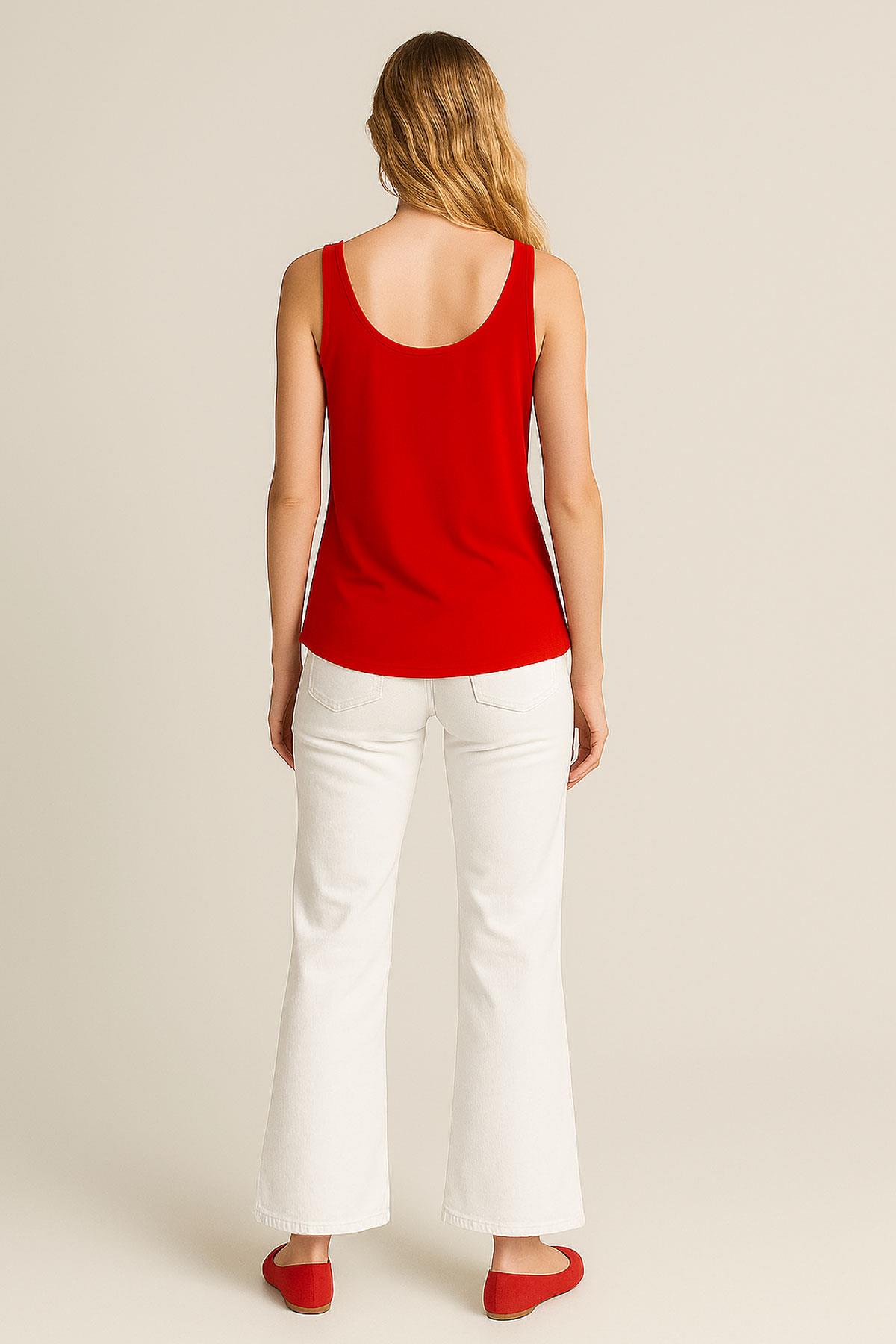 5 Adet A Kesim Pamuklu Kalın Askılı Atlet Tişört