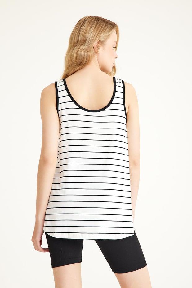 5 Adet Pamuklu Kalın Askılı Atlet Tişört