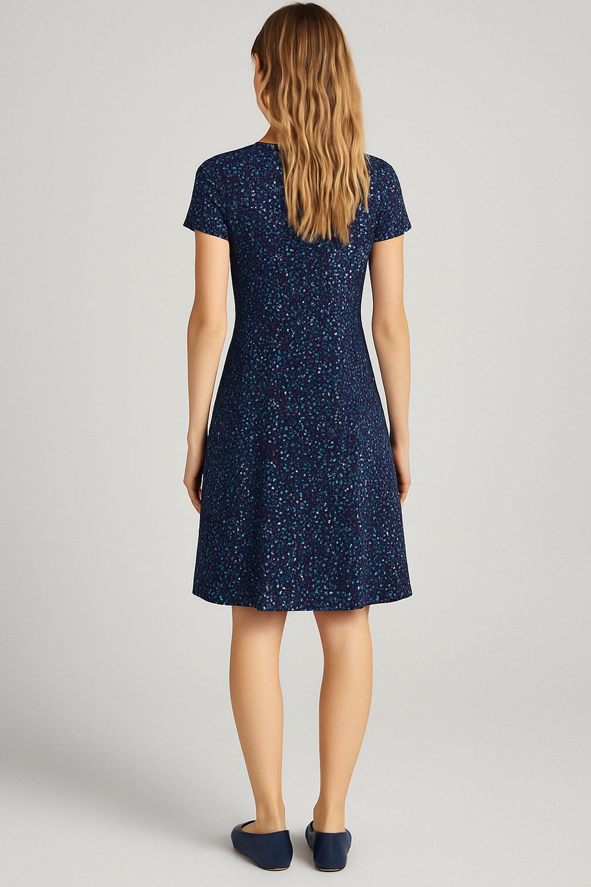 2 Adet Dökümlü Rahat Kalıp Günlük Penye Kumaş Elbise