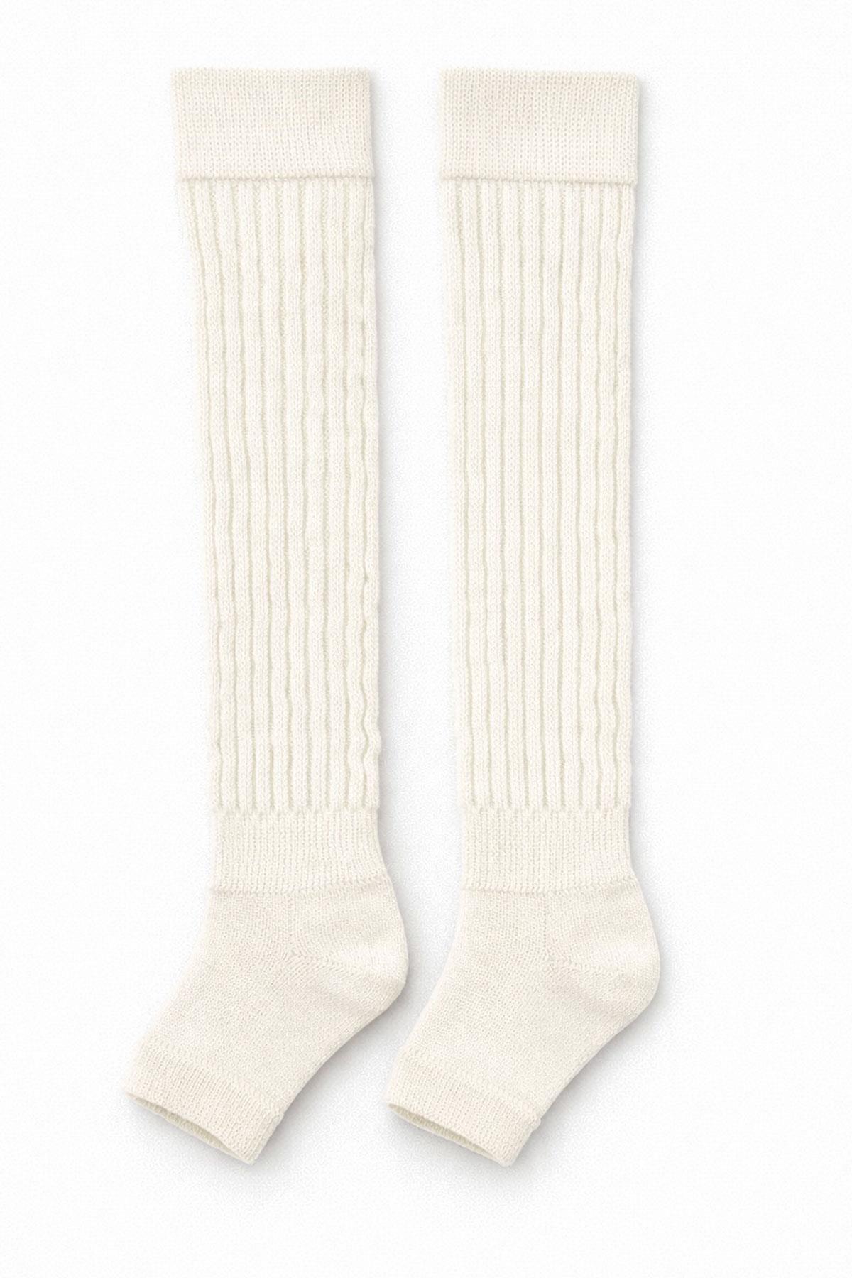 Burunsuz Lastikli Diz Üstü Basic Pamuk İçerikli Tozluk