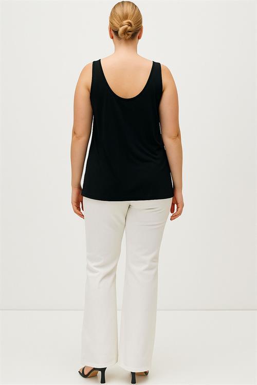 2 Adet A Kesim Büyük Beden Pamuklu Kalın Askılı Atlet Tişört