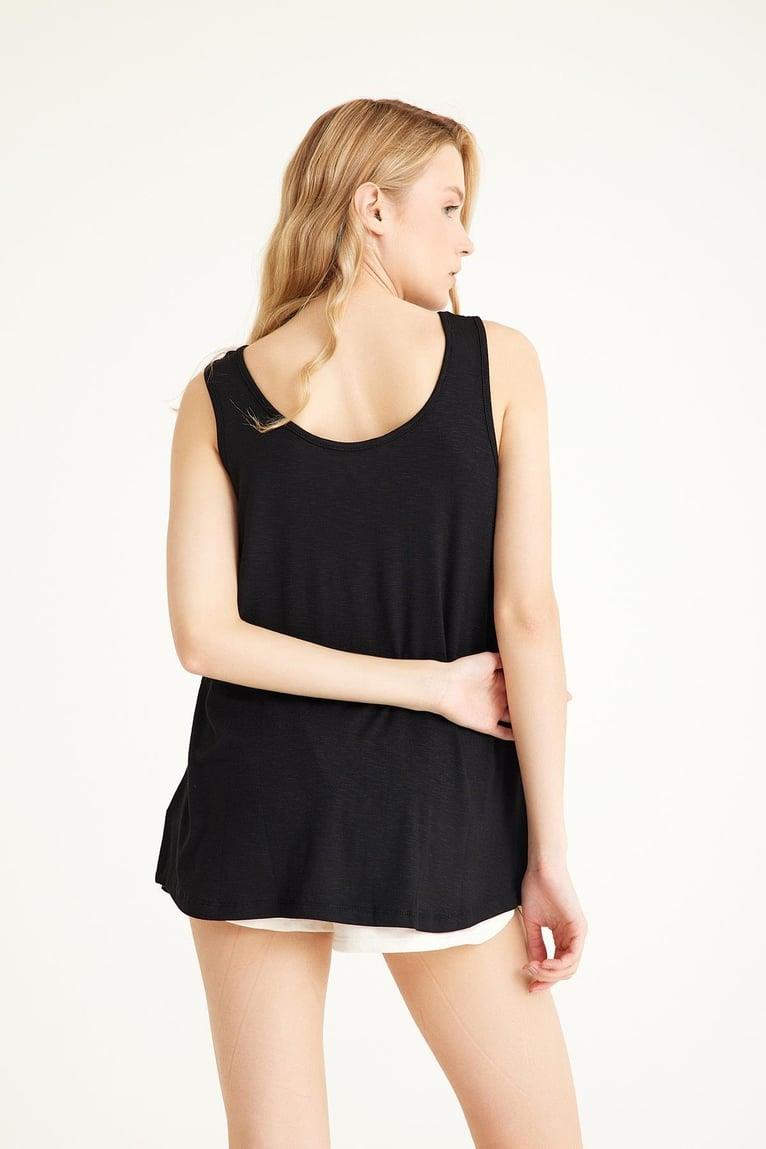 5 Adet A Kesim Pamuklu Kalın Askılı Atlet Tişört