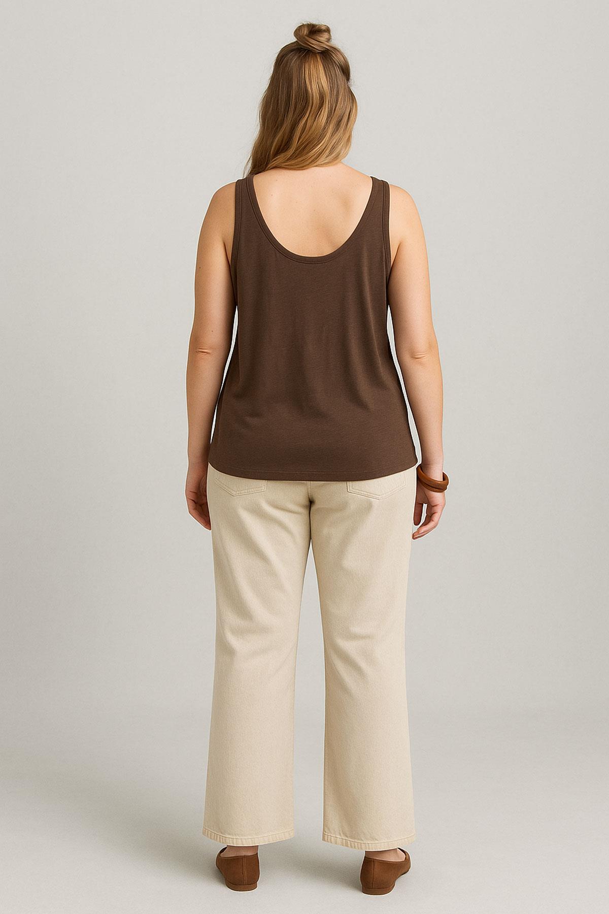 2 Adet A Kesim Pamuklu Kalın Askılı Atlet Tişört