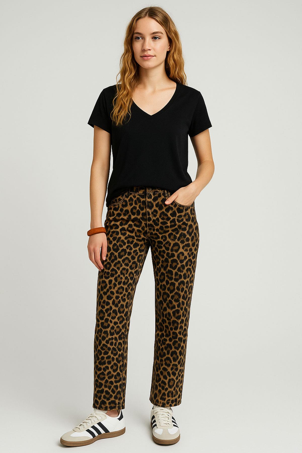 3 Adet Ön ve Arka V Yaka Basic Pamuklu Tişört