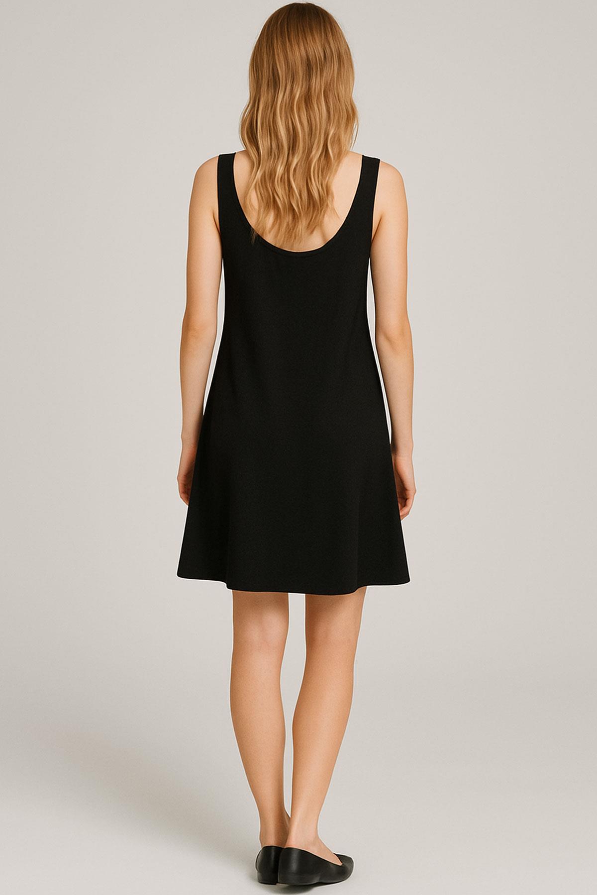 2 Adet A Kesim Pamuklu Kalın Askılı Atlet Elbise