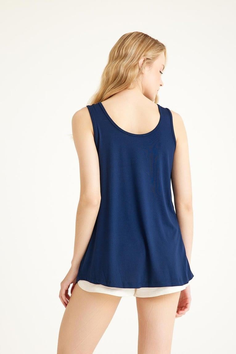 2 Adet A Kesim Rahat Kalıp Basic Kalın Askılı Atlet Tişört