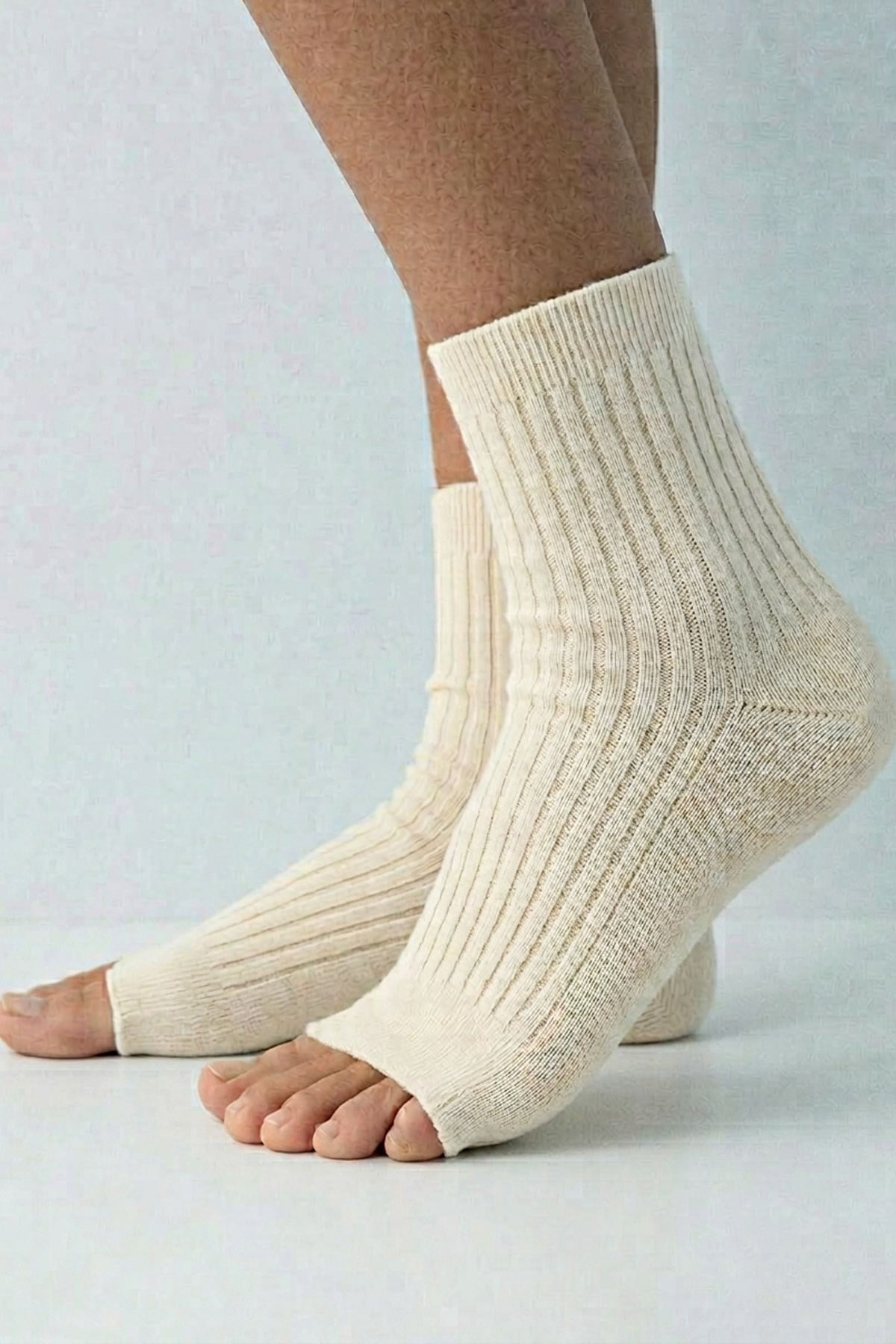 2 Çift Fitilli Burunsuz Kadın Çorap