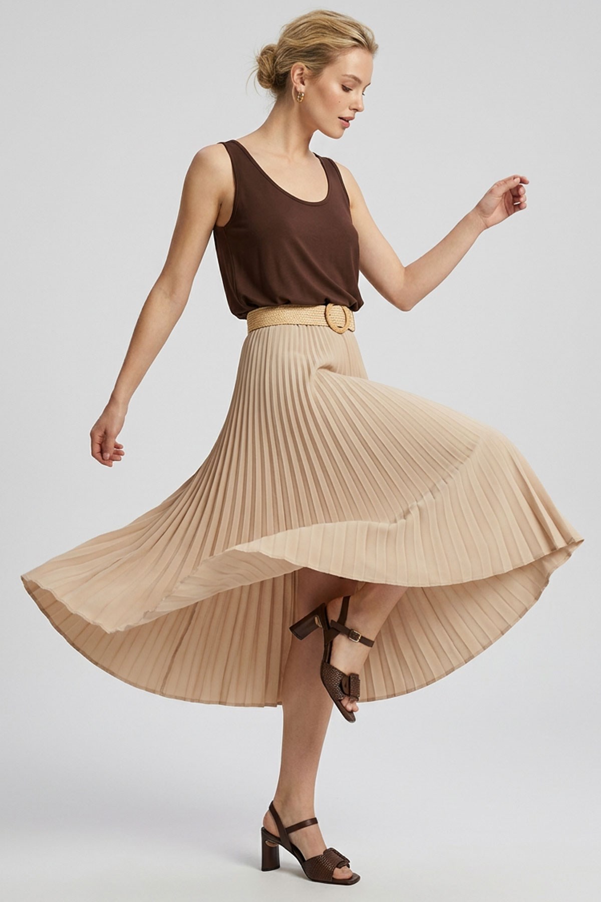 A Kesim Rahat Kalıp Basic Kalın Askılı Atlet Tişört