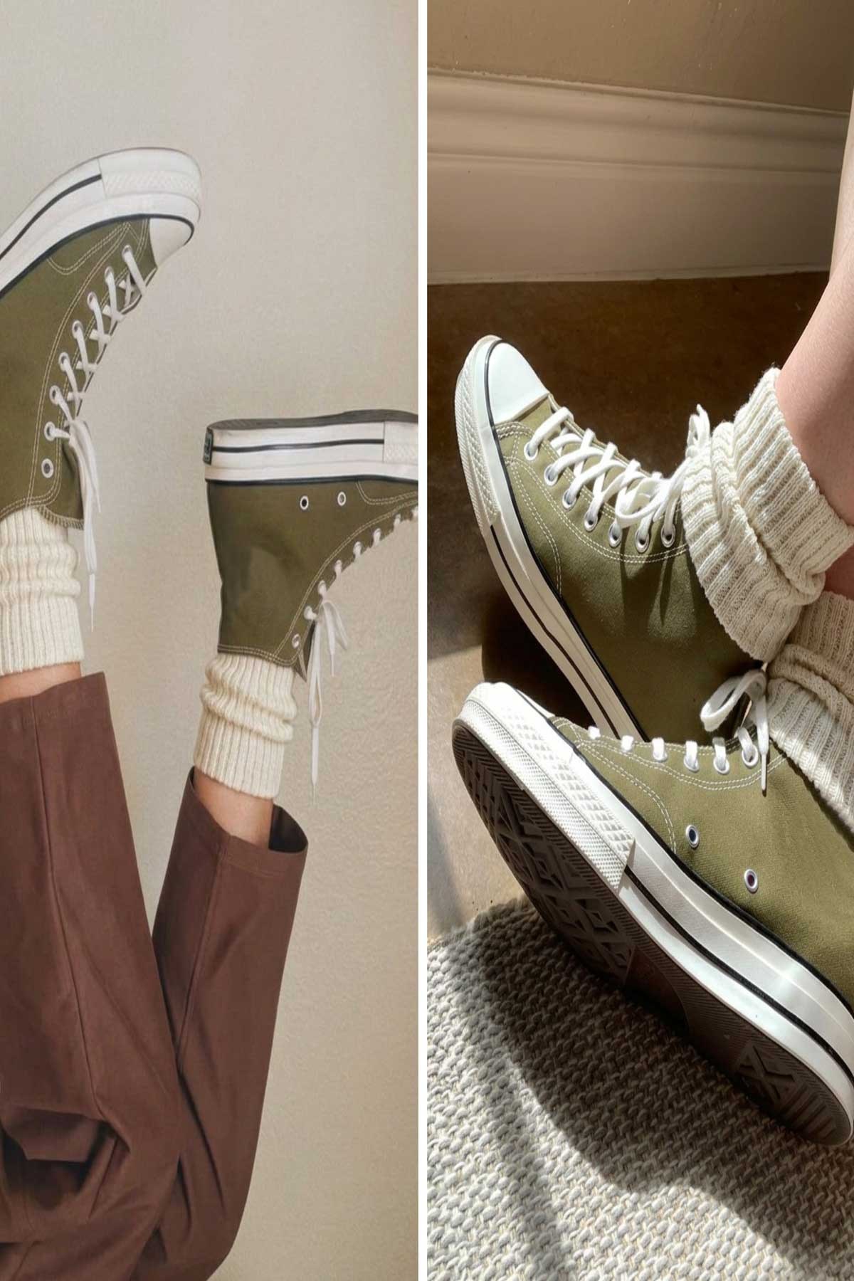 Kadın Kısa Fitilli Örgü Aksesuar Tozluk