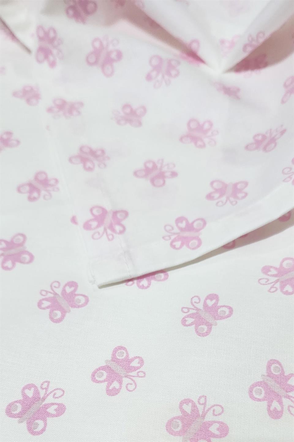 Ranforce Kumaş Lastikli %100 Pamuklu İpeksi Bebek Çarşafı