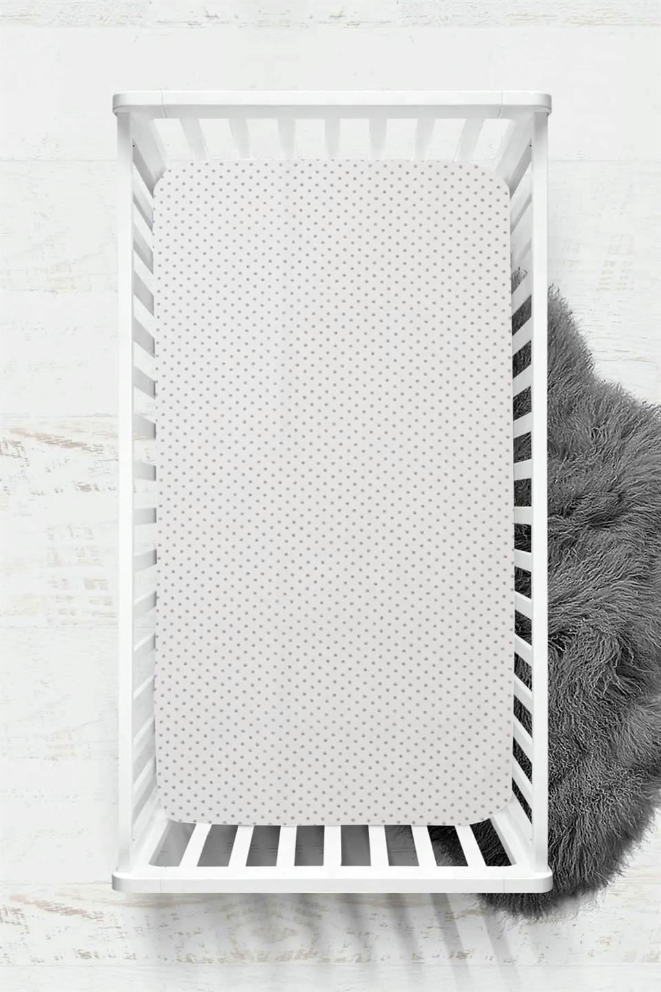 Ranforce Kumaş Lastikli %100 Pamuklu İpeksi Bebek Çarşafı