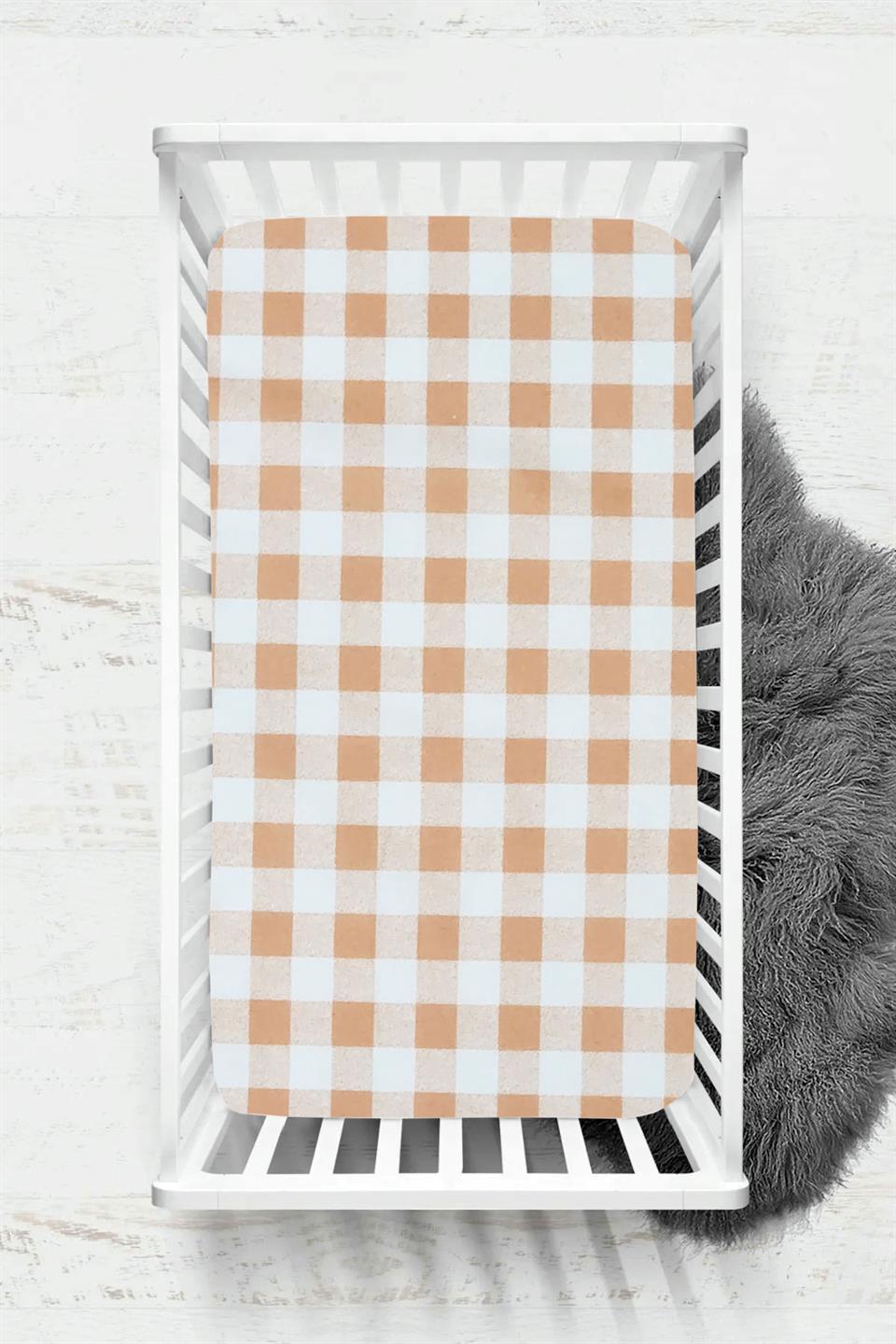 Ranforce Kumaş Lastikli %100 Pamuklu İpeksi Bebek Çarşafı