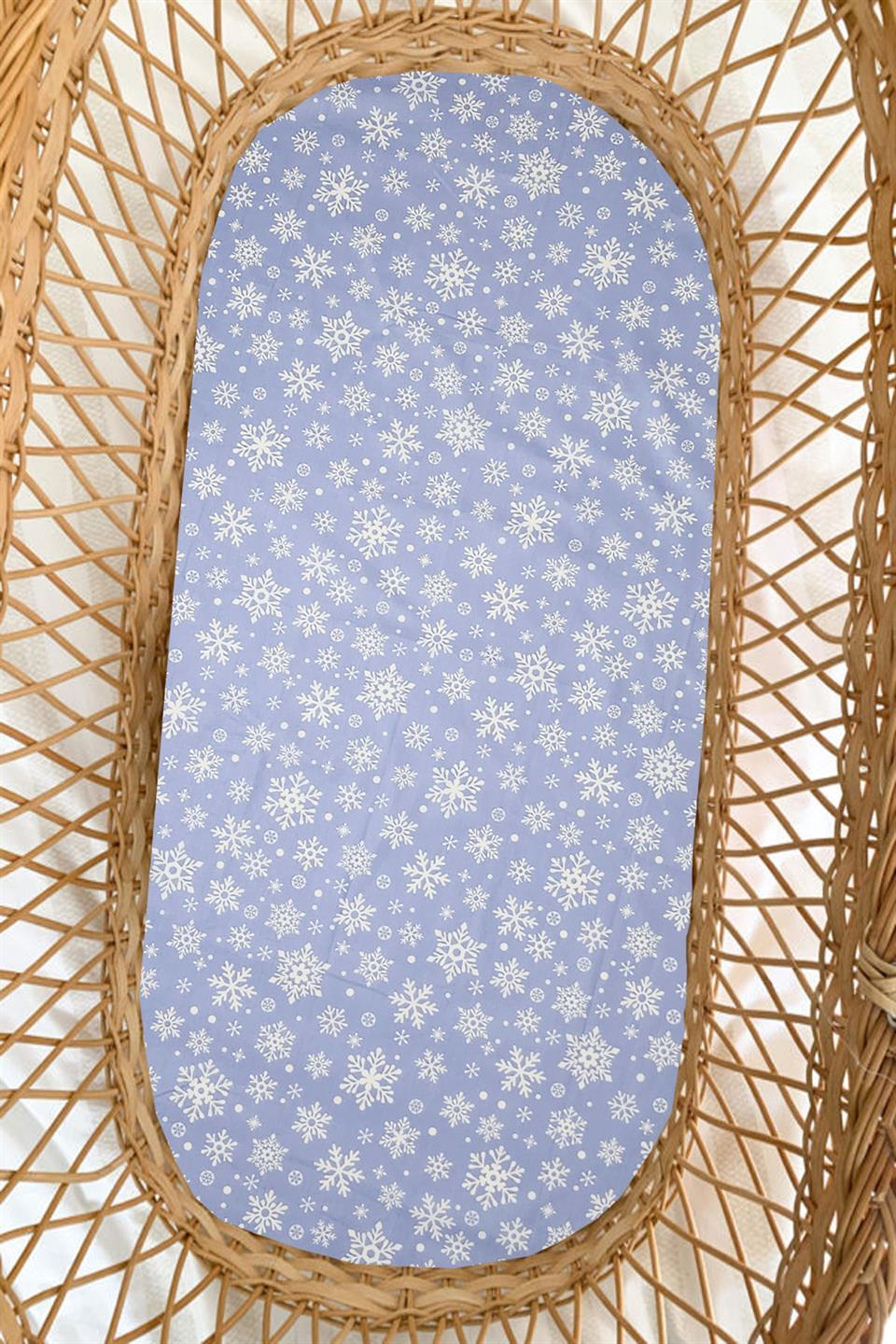 Ranforce Kumaş Lastikli %100 Pamuklu İpeksi Bebek Çarşafı