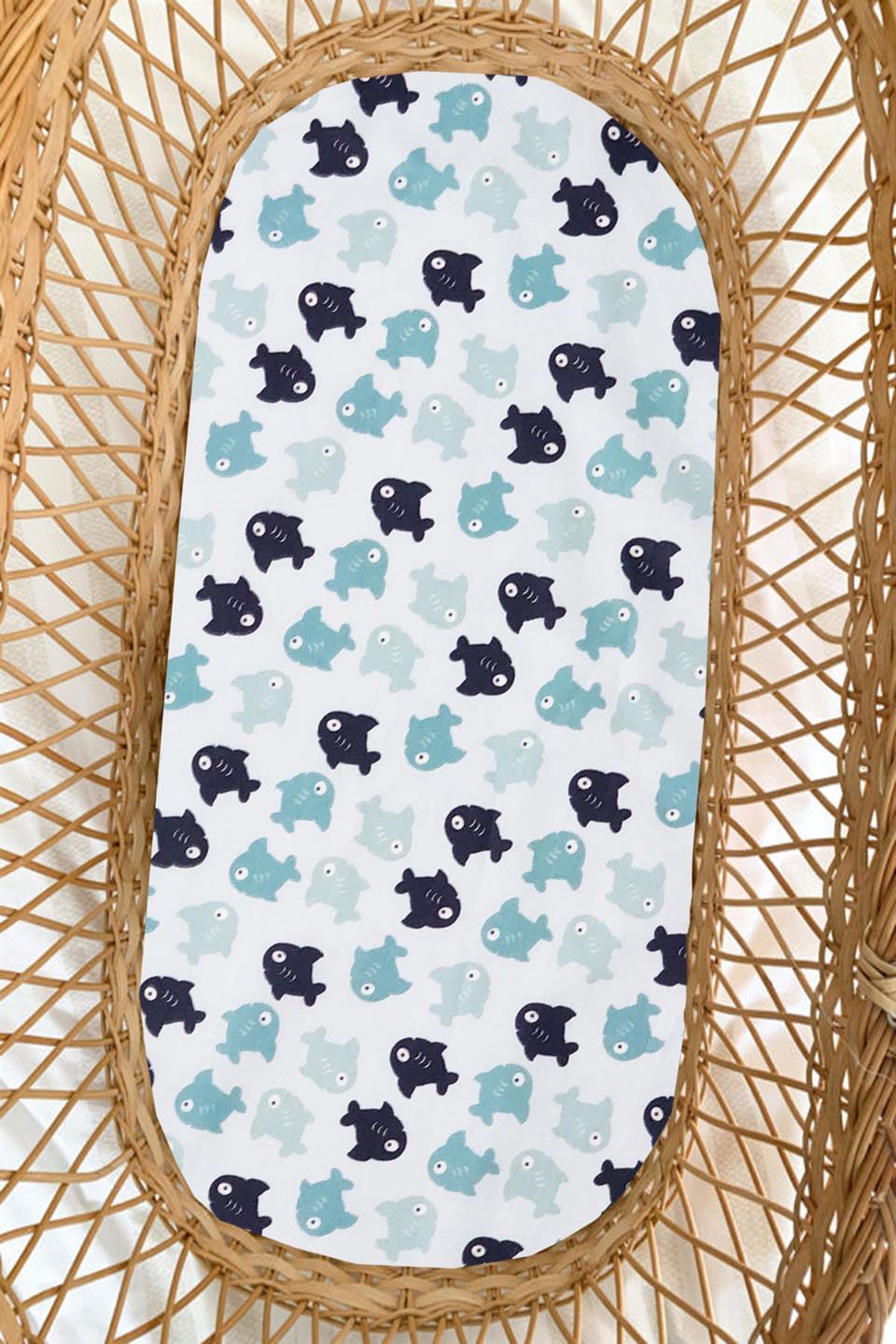 Ranforce Kumaş Lastikli %100 Pamuklu İpeksi Bebek Çarşafı