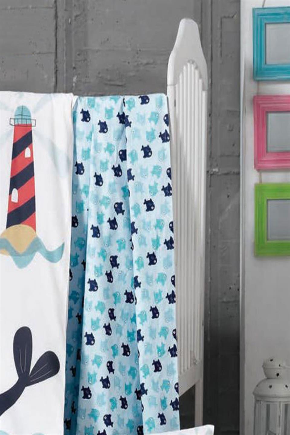 Ranforce Kumaş Lastikli %100 Pamuklu İpeksi Bebek Çarşafı