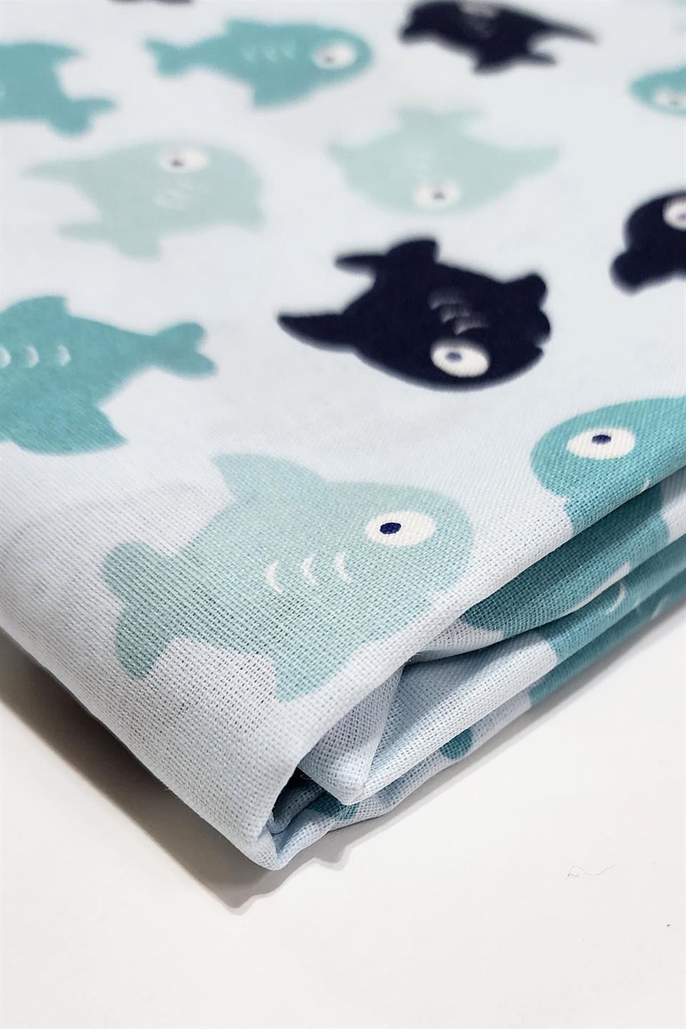 Ranforce Kumaş Lastikli %100 Pamuklu İpeksi Bebek Çarşafı