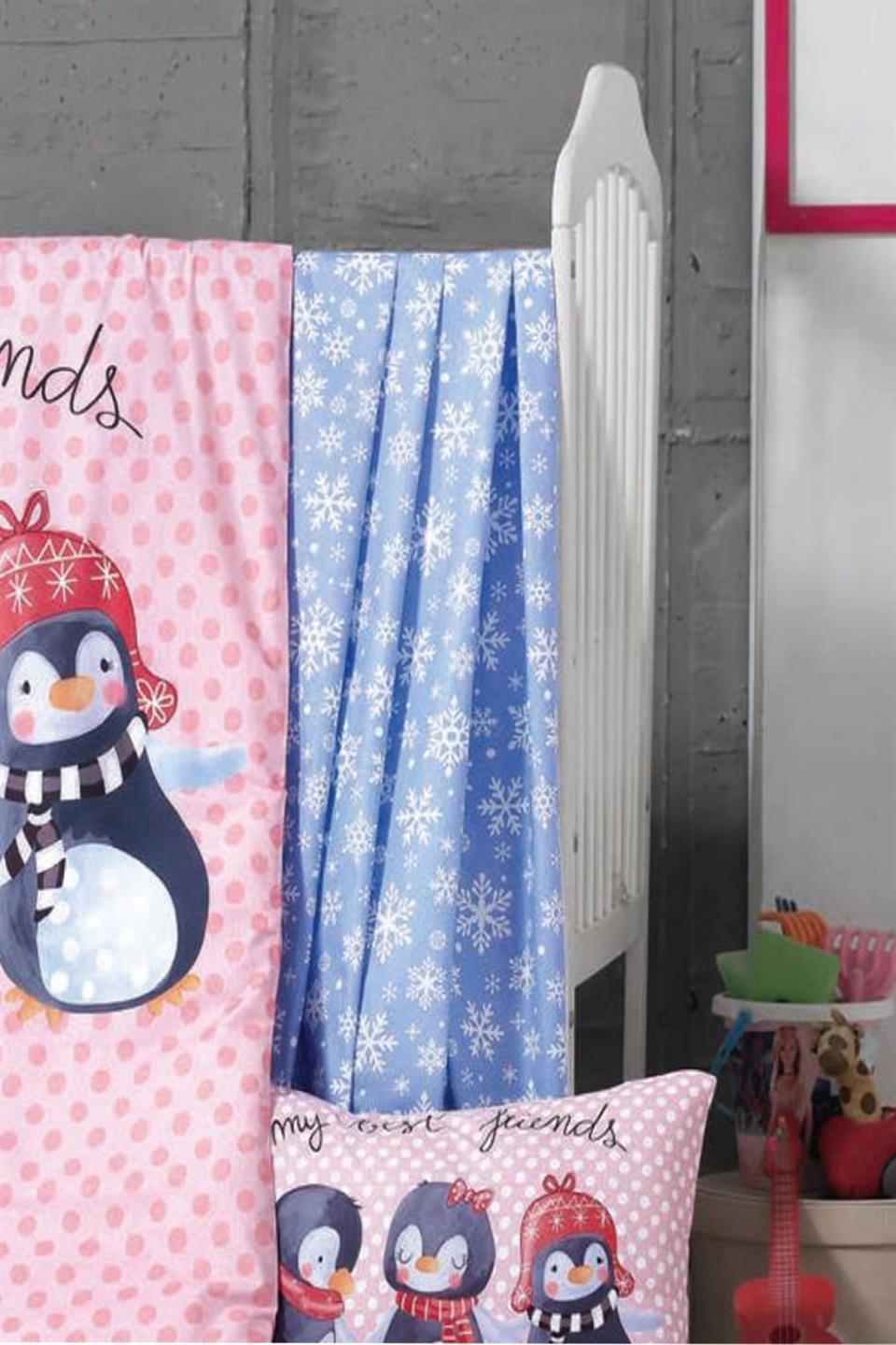 Ranforce Kumaş Lastikli %100 Pamuklu İpeksi Bebek Çarşafı