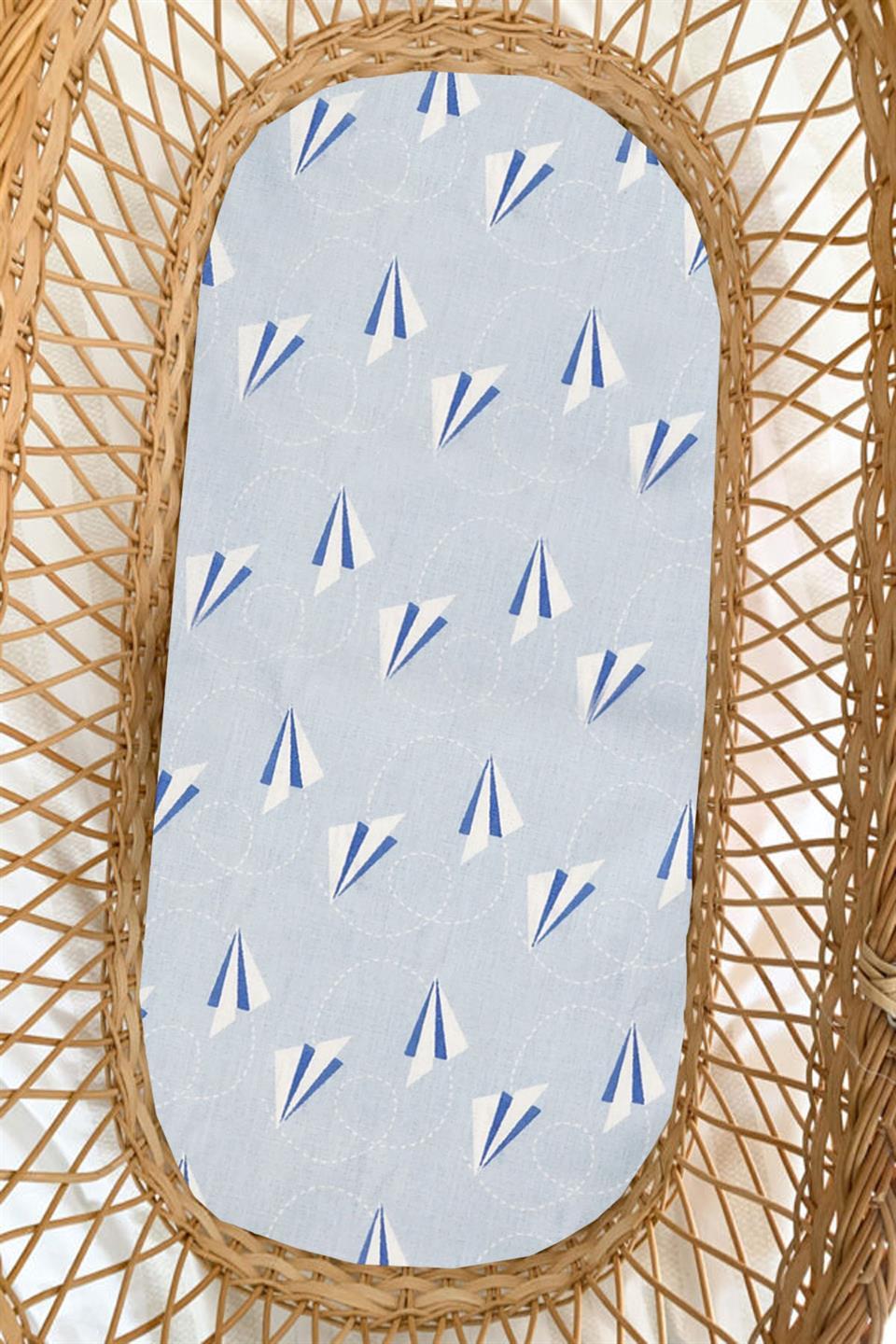 Ranforce Kumaş Lastikli %100 Pamuklu İpeksi Bebek Çarşafı