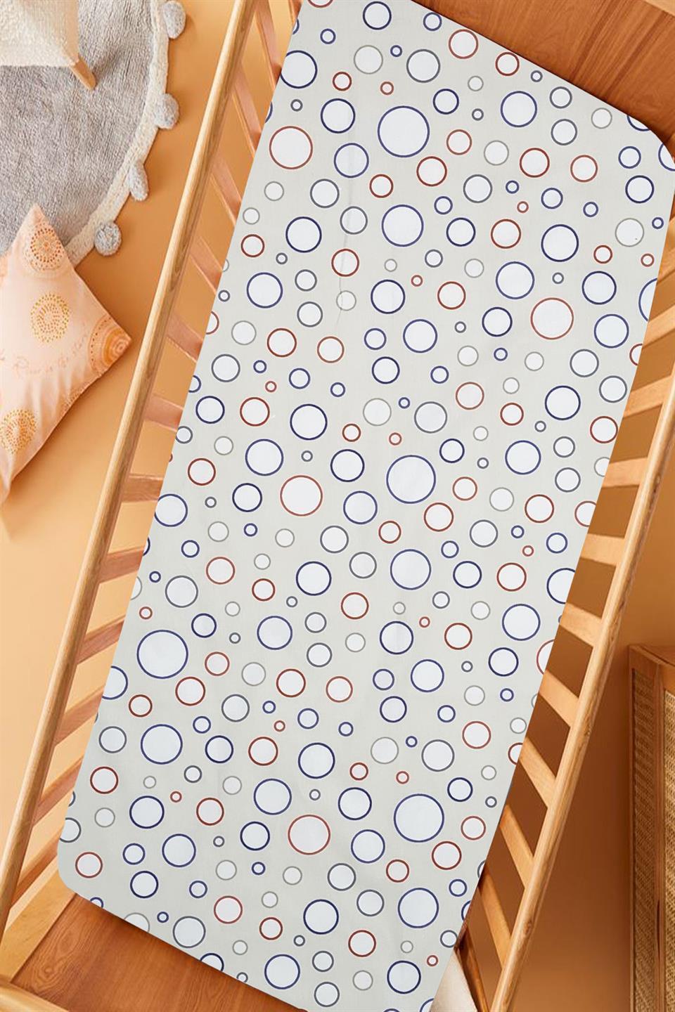 Ranforce Kumaş Lastikli %100 Pamuklu İpeksi Bebek Çarşafı