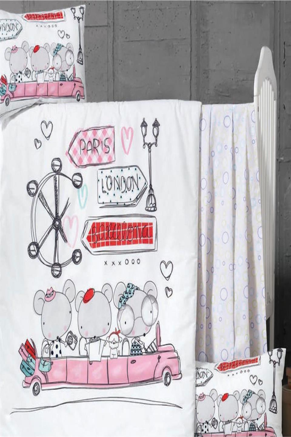 Ranforce Lastikli %100 Pamuklu Bebek Çarşafı