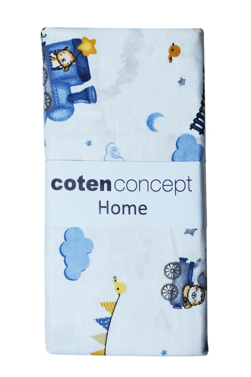 Yastık Kılıflı Ranforce Kumaş Lastikli %100 Pamuklu İpeksi Bebek Çarşaf Seti