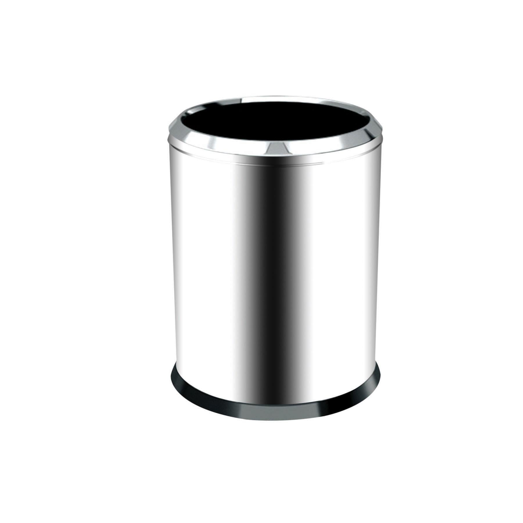 Krom Çemberli Çöp Kovası 12 Lt. 3820-12