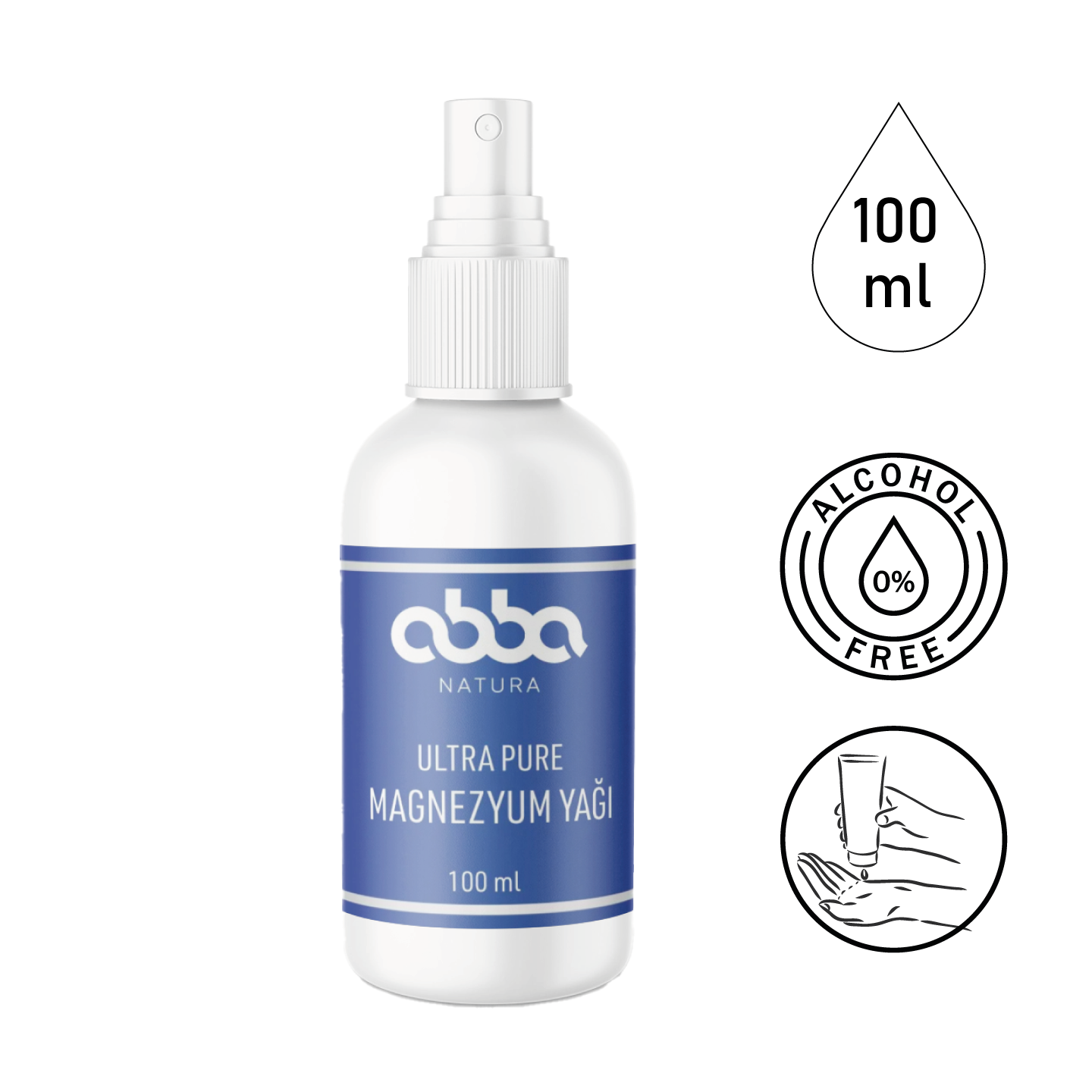ABBA NATURA MAGNEZYUM YAĞI 100ML