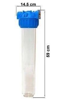 Aquafer - Aquafer 20 inç Yıkanabilir Su Filtresi 1.1/4 inc 100 Mikron