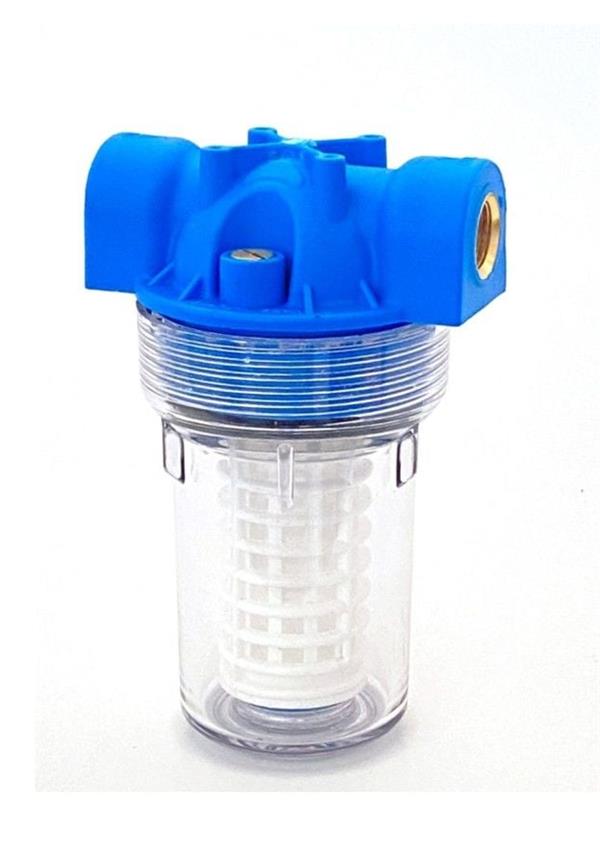 Aquafer - Aquafer 5'' Yıkanabilir Filtre 1/2 inc 100 Micron Su Süzme Filtresi