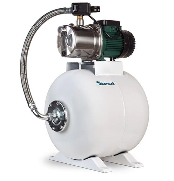 Baymak - Baymak Jetinox 112-50LT Yatay Tanklı Hidrofor, 6 Kat 6 Daire
