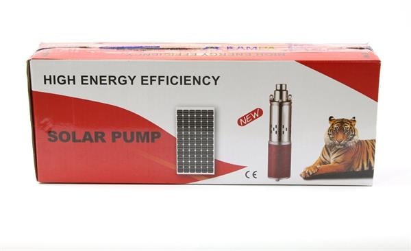 Cacheng - 24 Volt Dc Solar Güneş Enerjili Dalgıç Pompa 250W 15 Mt Kablolu Panel Set