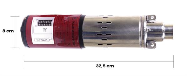 Cacheng - 24 Volt Dc Solar Güneş Enerjili Dalgıç Pompa 250W 15 Mt Kablolu 50Mss 1.5m³/h