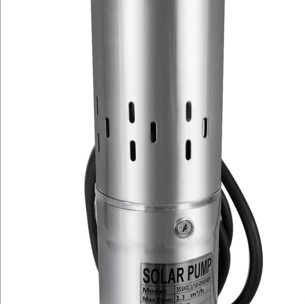 Cacheng - 72 Volt Dc Solar Güneş Enerjili Dalgıç Pompa 70mm Dış Çap 900 Watt Panolu 130 Mss 2.2 m³/h