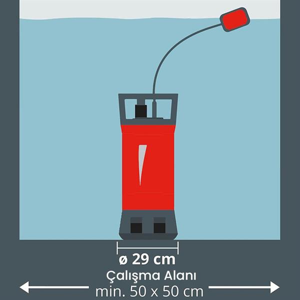 Einhell - Einhell GE-SP 4390 LL ECO Sıfırdan Emişli Temiz Su Drenaj Dalgıç Pompa 8mss 9m³/h