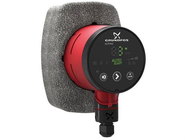 Grundfos - Grundfos ALPHA2 32-60(180 mm) 25-40.000 Kazan İçin Frekans Konvertörlü Sirkülasyon Pompası 6mss 3.4m³/h