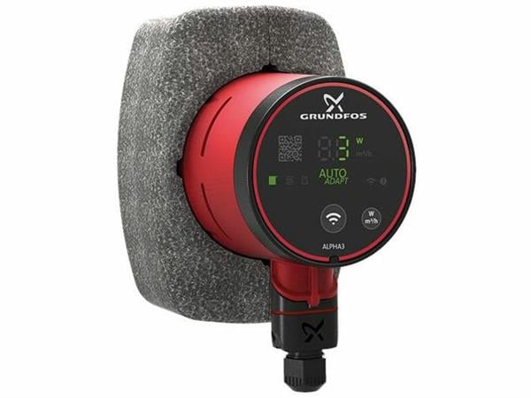 Grundfos - Grundfos ALPHA3 25-60(180 mm) 25-40.000 Kazan İçin Frekans Konvertörlü Sirkülasyon Pompası 6mss 3.4m³/h