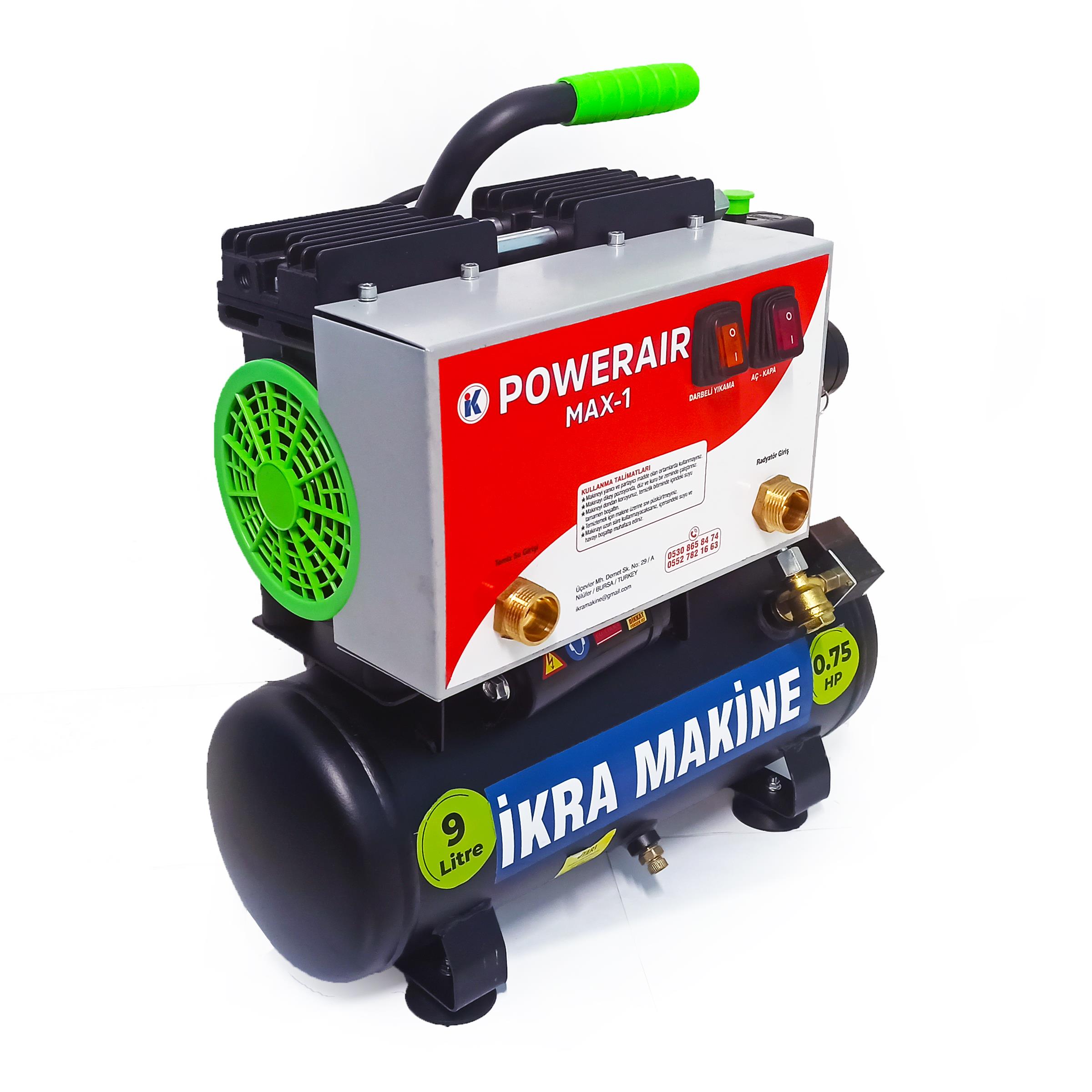 İkra Makine - İkra Max-1 Kompresörlü Petek Temizleme Makinası | Havalı Darbeli