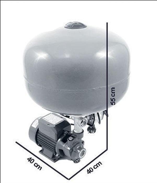 Kampa - Kampa Dab KPF 30/16 Küre Tanklı Mini Paket Hidrofor 2 Kat 2 Daire